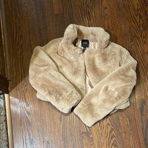 Tan Faux Fur Forever 21 Jacket